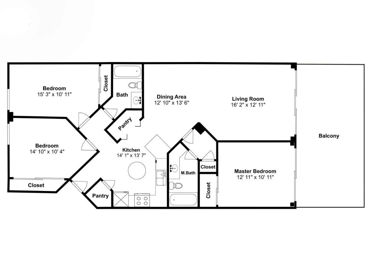 Апартаменти Bluewater 403 Орандж-Біч Екстер'єр фото